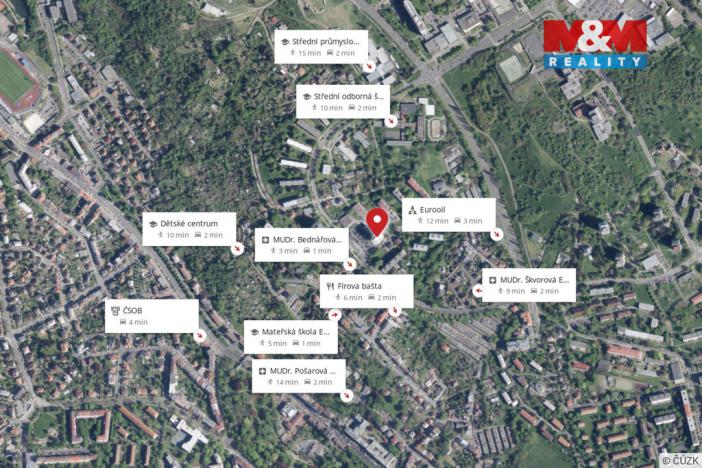 Prodej bytu 1+1, Ústí nad Labem - Ústí nad Labem-centrum, Hornická, 40 m2
