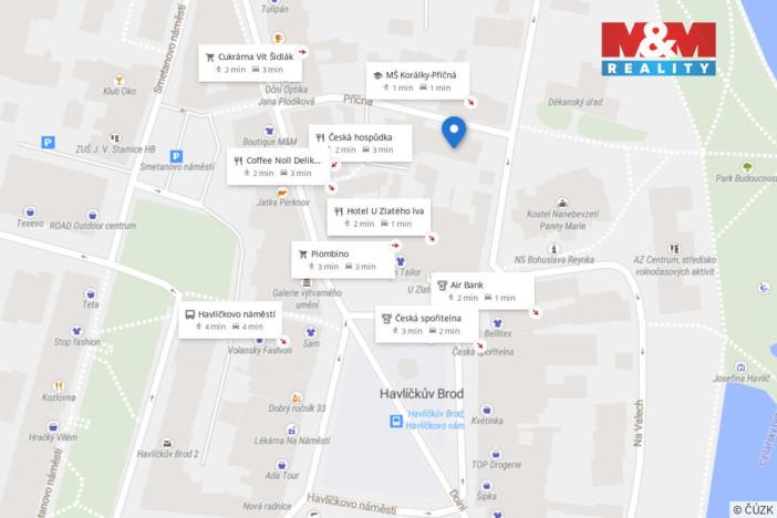 Pronájem obchodního prostoru, Havlíčkův Brod, Příčná, 17 m2