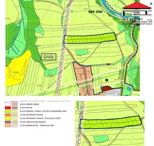 Prodej pozemku pro bydlení, Kaplice - Blansko, 1000 m2