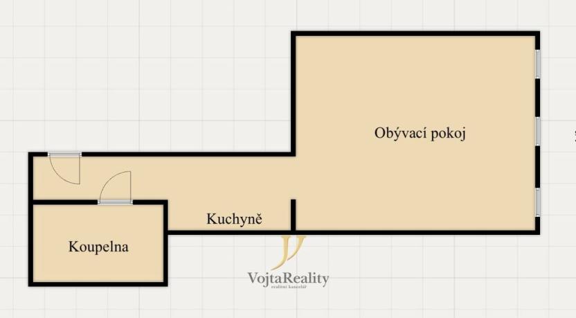 Pronájem bytu 1+1, Olomouc - Povel, Janského, 41 m2