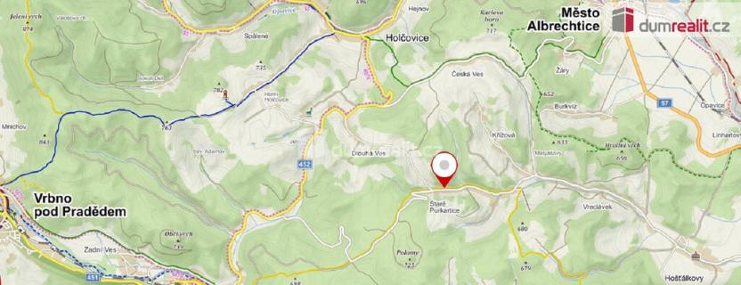 Prodej pozemku, Holčovice - Dlouhá Ves, 953 m2