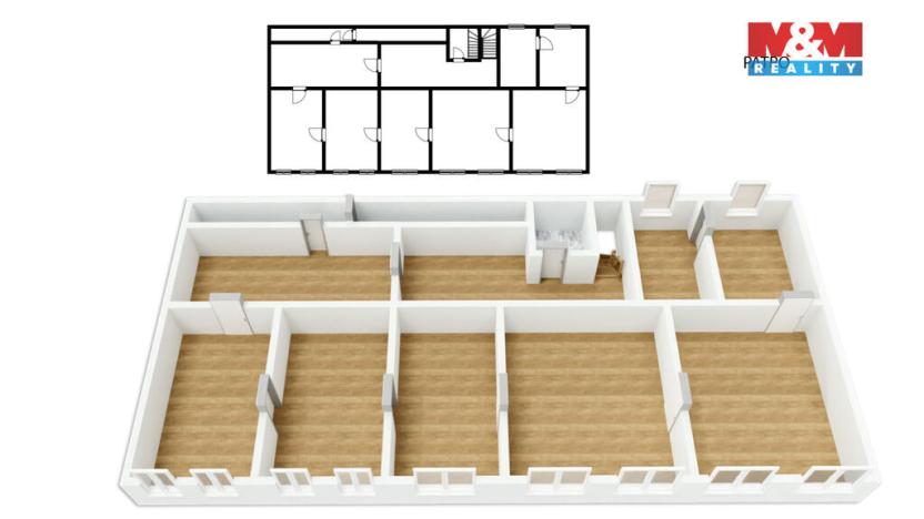 Prodej rodinného domu, Švihov, Komenského, 378 m2