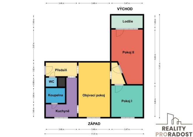 Prodej bytu 3+1, Vyšší Brod, Pohraniční stráže, 72 m2
