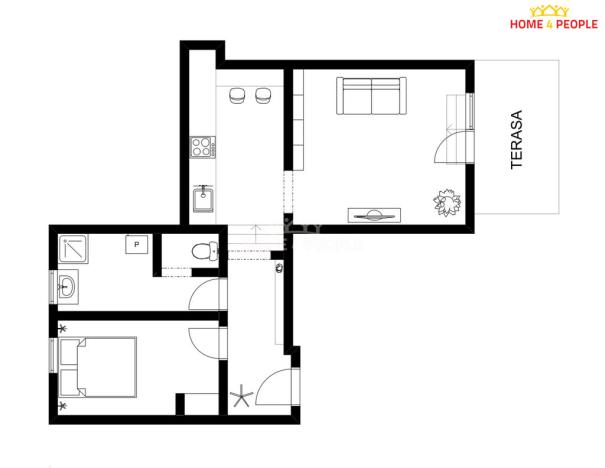 Prodej bytu 2+kk, Vitice - Dobré Pole, 50 m2