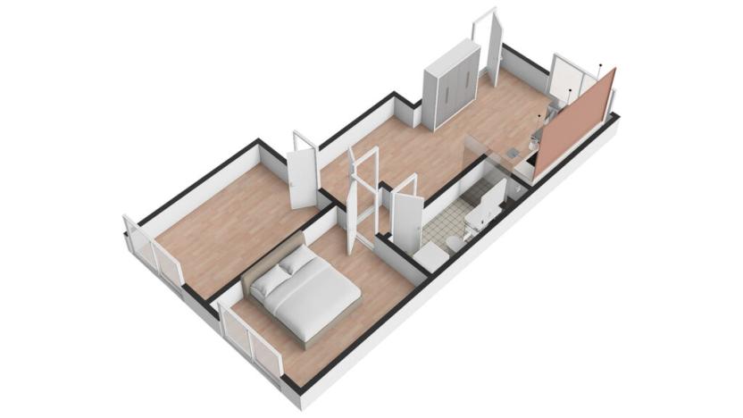 Pronájem bytu 3+kk, Praha - Břevnov, Nad motolskou nemocnicí, 54 m2