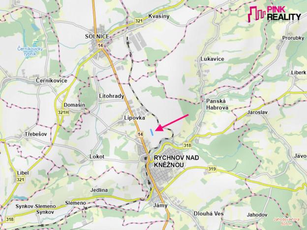 Prodej pole, Rychnov nad Kněžnou, 10233 m2