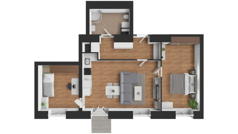 Prodej bytu 3+kk, Tábor, Kpt. Jaroše, 70 m2