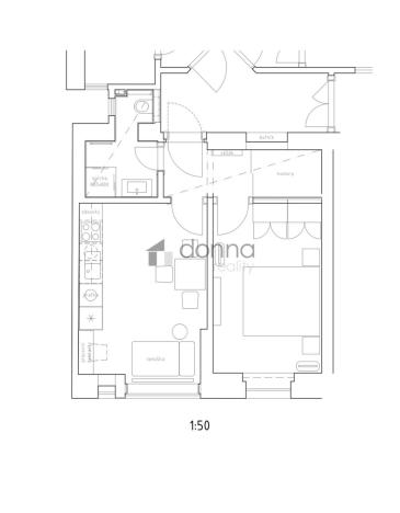 Pronájem bytu 2+kk, Praha, Slezská, 41 m2