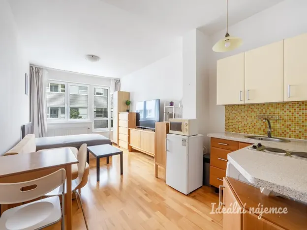 Pronájem bytu 1+kk, Praha - Michle, Jemnická, 28 m2