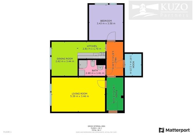Pronájem bytu 2+1, Příbram, Jana Drdy, 68 m2