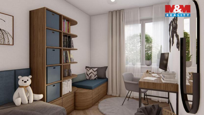 Prodej bytu 3+kk, Ostrava - Poruba, nábřeží Svazu protifašistických bojovníků, 64 m2