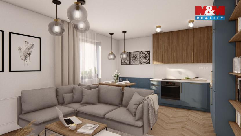 Prodej bytu 3+kk, Ostrava - Poruba, nábřeží Svazu protifašistických bojovníků, 64 m2