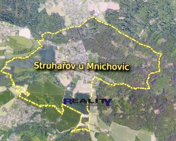 Prodej zahrady, Struhařov, 397 m2
