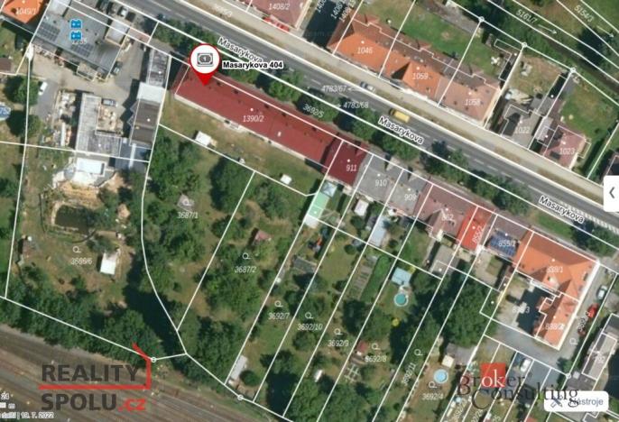 Prodej zahrady, Domažlice, Masarykova, 1178 m2