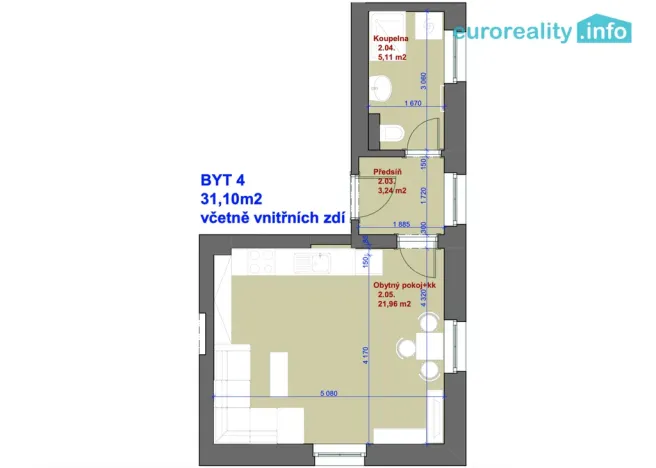Prodej bytu 1+kk, Mariánské Lázně, Hlavní třída, 31 m2