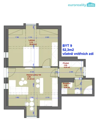 Prodej bytu 2+kk, Mariánské Lázně, Hlavní třída, 52 m2