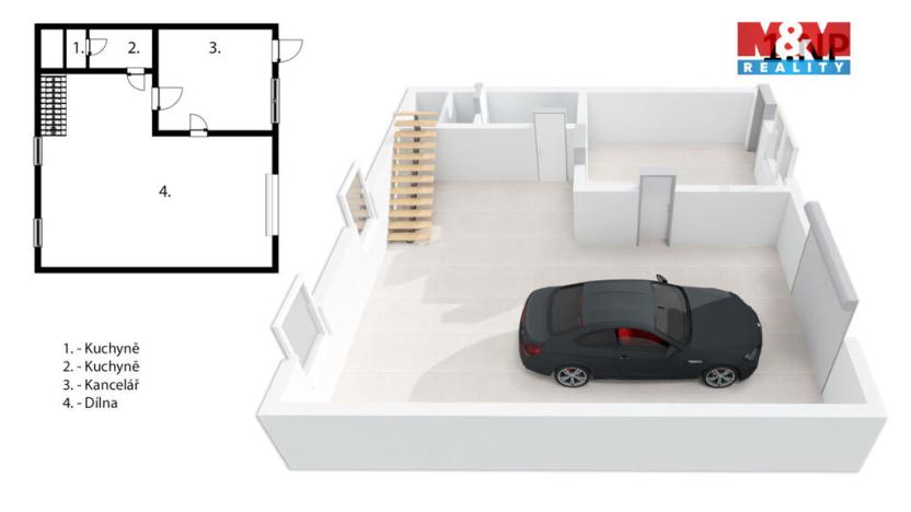 Prodej výrobních prostor, Rožnov, 122 m2