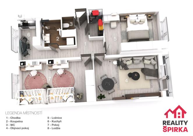 Prodej bytu 3+1, Lanškroun - Ostrovské Předměstí, Seifertova, 79 m2