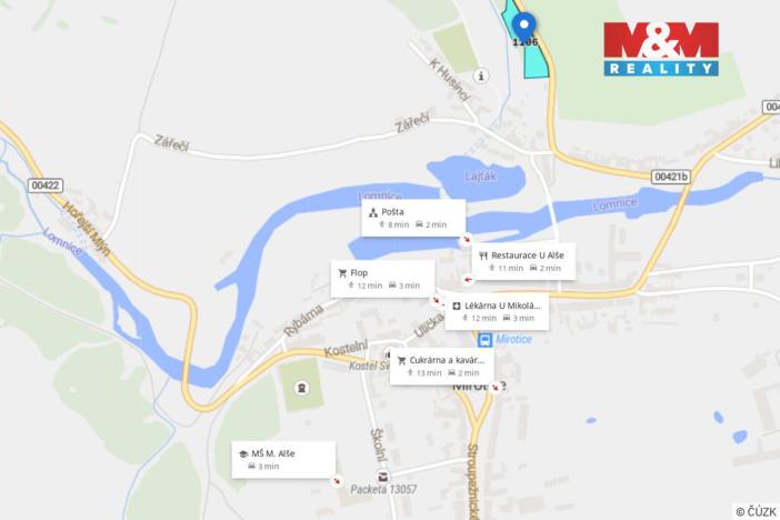 Prodej pozemku pro bydlení, Mirotice, 3666 m2