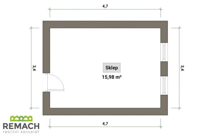 Pronájem bytu 2+1, Uherské Hradiště - Jarošov, 57 m2