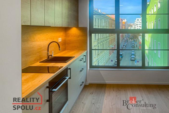 Pronájem bytu 1+kk, Brno - Zábrdovice, Bratislavská, 32 m2