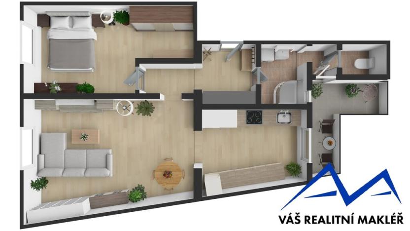 Prodej bytu 2+1, Český Těšín, Ostravská, 75 m2