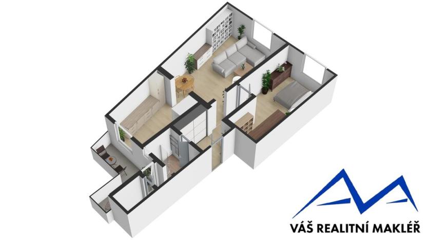 Prodej bytu 2+1, Český Těšín, Ostravská, 67 m2