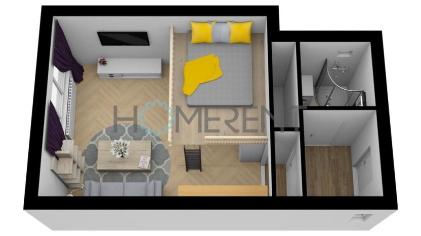 Pronájem bytu 1+kk, Praha - Nusle, U křížku, 30 m2