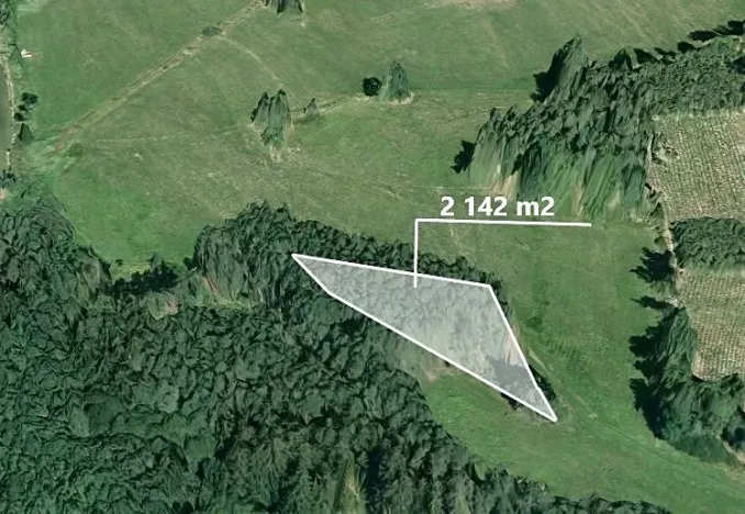 Prodej podílu lesa, Skopytce, 758 m2