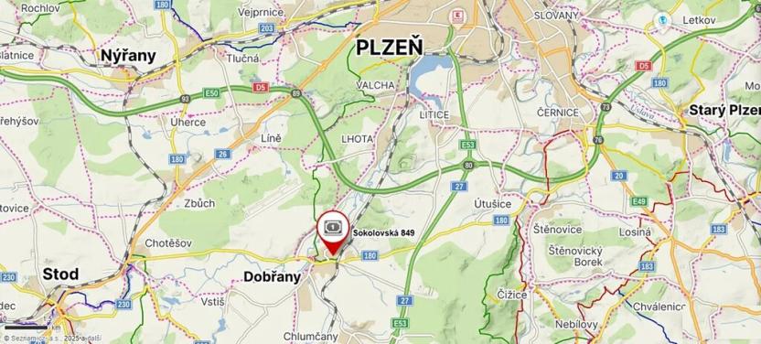 Pronájem bytu 1+kk, Dobřany, Sokolovská, 24 m2