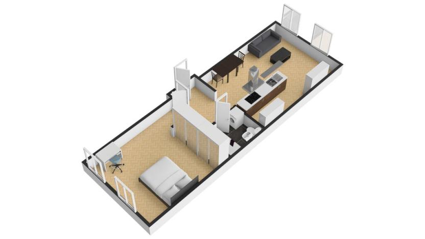 Pronájem bytu 2+kk, Praha - Vinohrady, Moravská, 52 m2