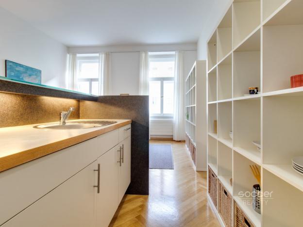 Pronájem bytu 2+kk, Praha - Vinohrady, Moravská, 52 m2
