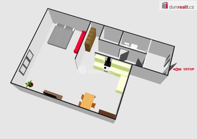 Pronájem bytu 2+kk, Klentnice, 80 m2