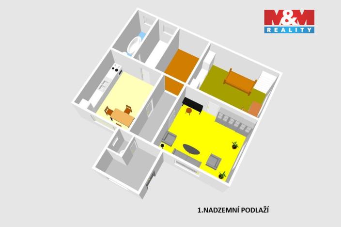 Prodej rodinného domu, Bílé Podolí - Zaříčany, 166 m2