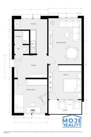 Pronájem bytu 3+1, Plzeň - Lobzy, Pod Vrchem, 62 m2