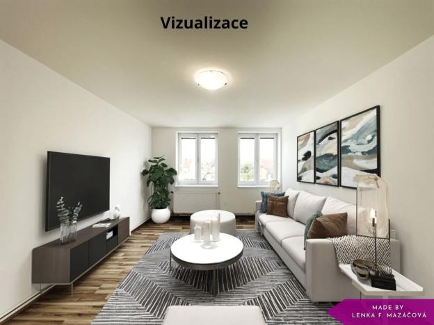 Pronájem bytu 2+1, Uničov, Masarykovo nám., 69 m2