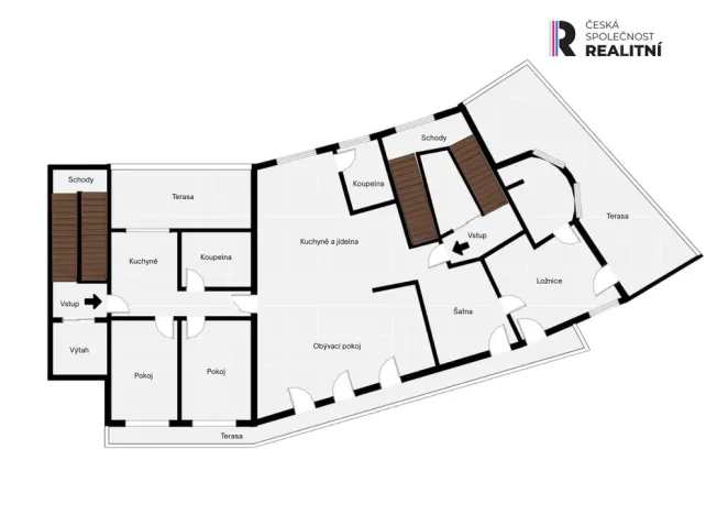 Prodej atypického bytu, Kroměříž, náměstí Míru, 178 m2