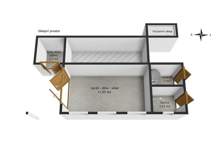 Prodej chaty, Tichonice, 46 m2