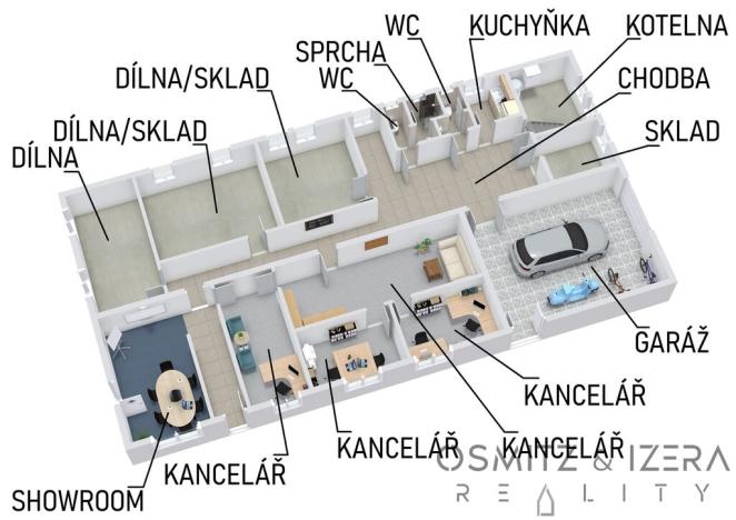 Prodej obchodního prostoru, Praha - Dolní Počernice, Nad rybníkem, 223 m2