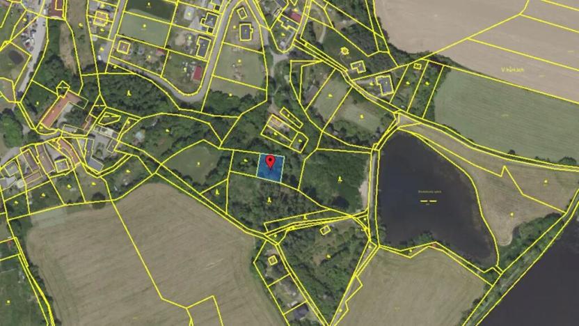 Prodej zahrady, Struhařov, 624 m2