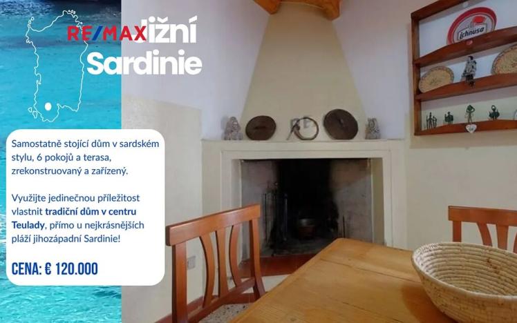 Prodej rodinného domu, Teulada, Itálie, 120 m2