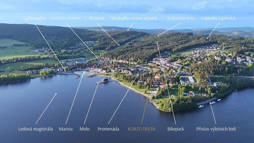 Prodej bytu 3+kk, Lipno nad Vltavou, 64 m2