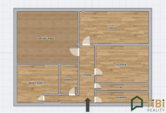 Prodej bytu 3+1, Boskovice, 71 m2