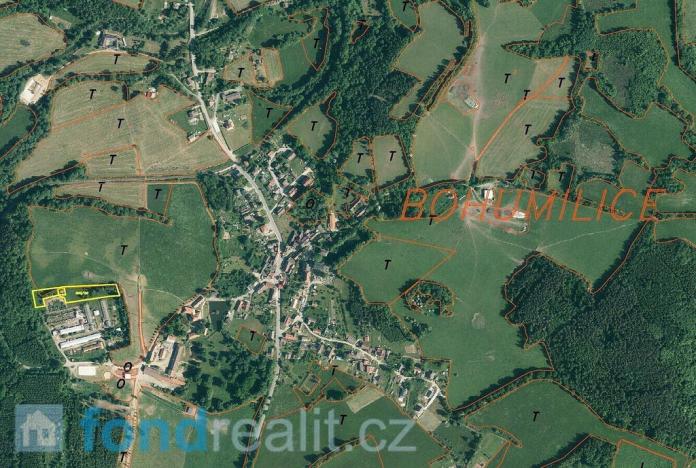 Prodej pozemku, Bohumilice, 5491 m2