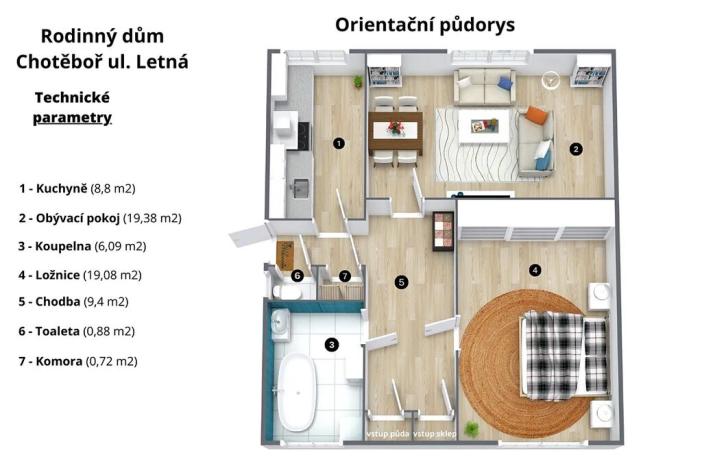 Prodej rodinného domu, Chotěboř, Letná, 159 m2