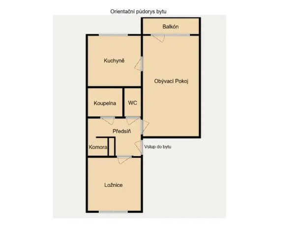 Prodej bytu 2+1, Loučná nad Desnou, 63 m2