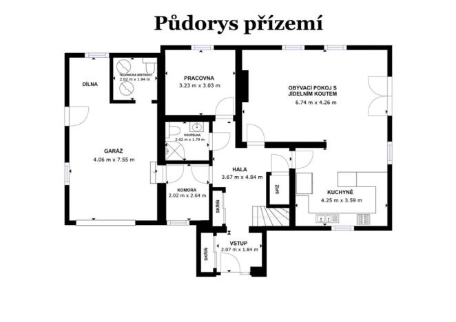 Prodej rodinného domu, Říčany, Thomayerova, 179 m2