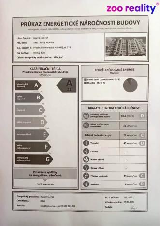 Prodej bytu 3+1, Český Krumlov, Lipová, 72 m2