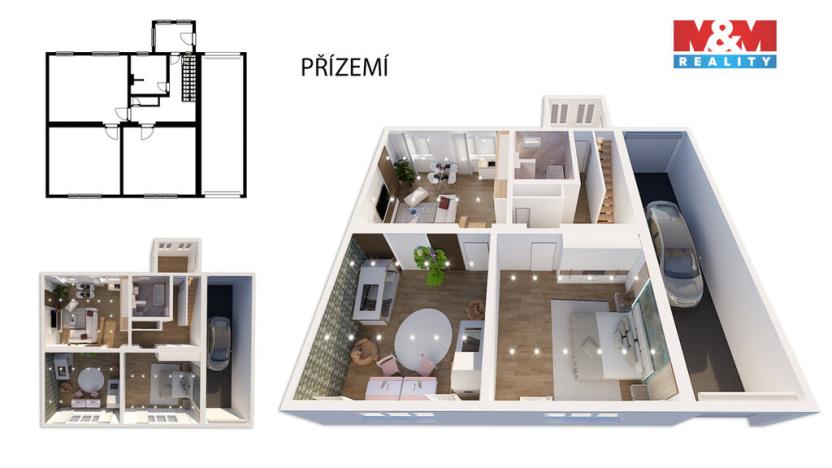 Prodej rodinného domu, Staré Město, Za Radnicí, 85 m2