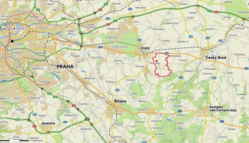 Pronájem komerčního pozemku, Přišimasy, Křemínská, 1000 m2